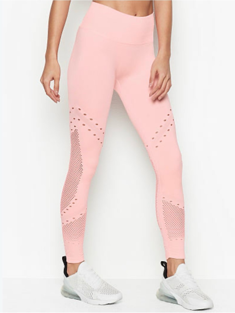 NWT Victoria's Secret SPORT Crochet Seamless 7/8 Tight size S